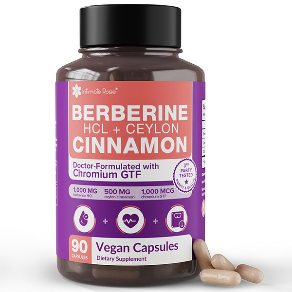 6 berberine from philodendron Berberine + Ceylon Cinnamon Complex 1000mg 90 Capsules – Intimate Rose