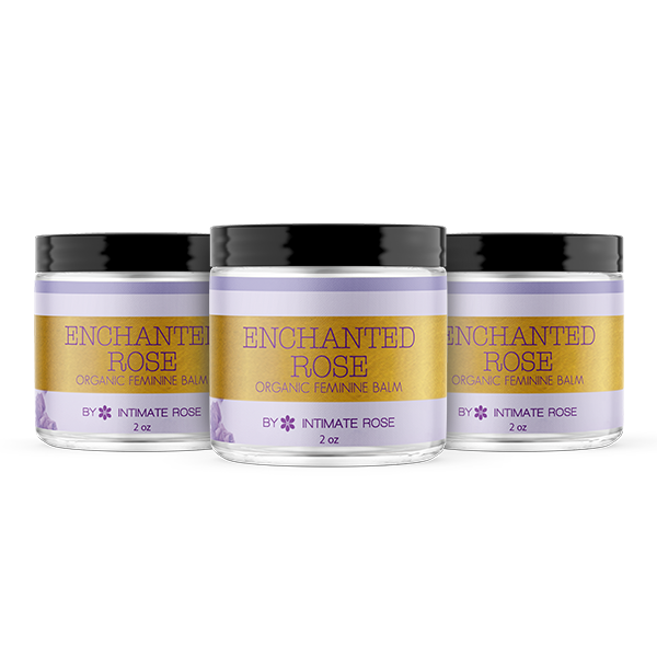 3 Pack - Enchanted Rose Organic Vaginal Balm