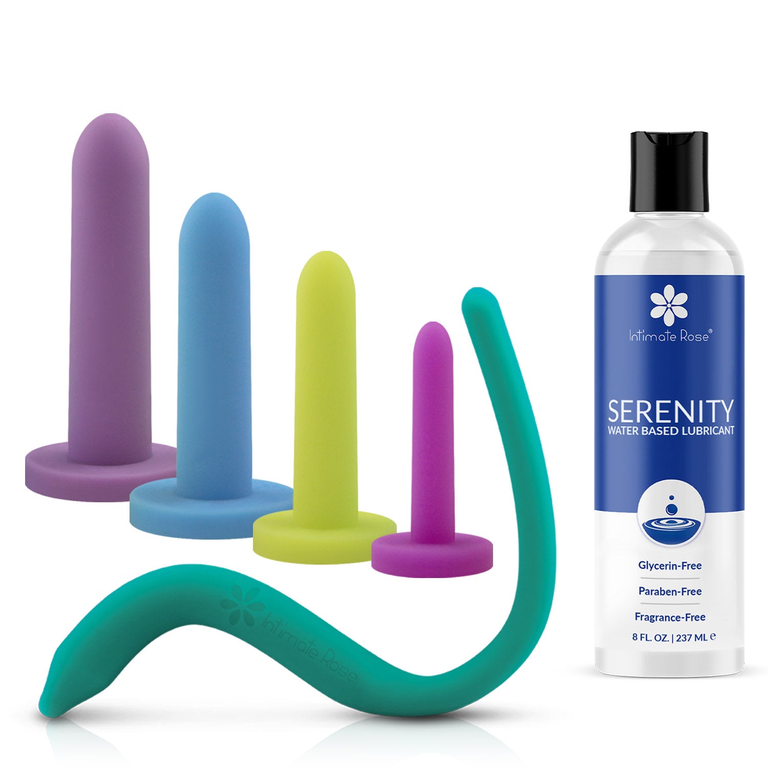 Intimate Rose Bundle - Vibrating Pelvic Wand, Small Dilators & Lubricant Intimate Rose Bundle - Vibrating Pelvic Wand, Small Dilators & Lubricant