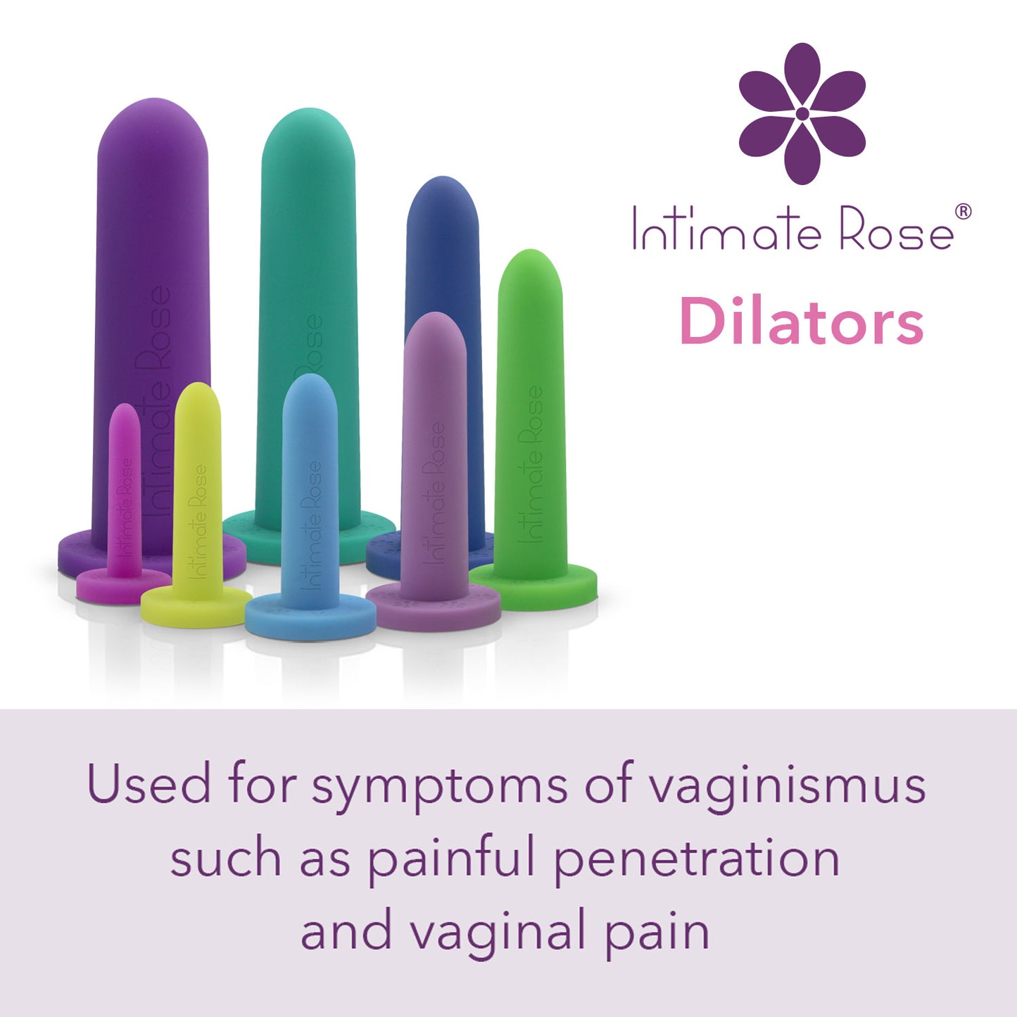Intimate Rose Small Dilator Set Sizes 1 to 4  (4 Pack)