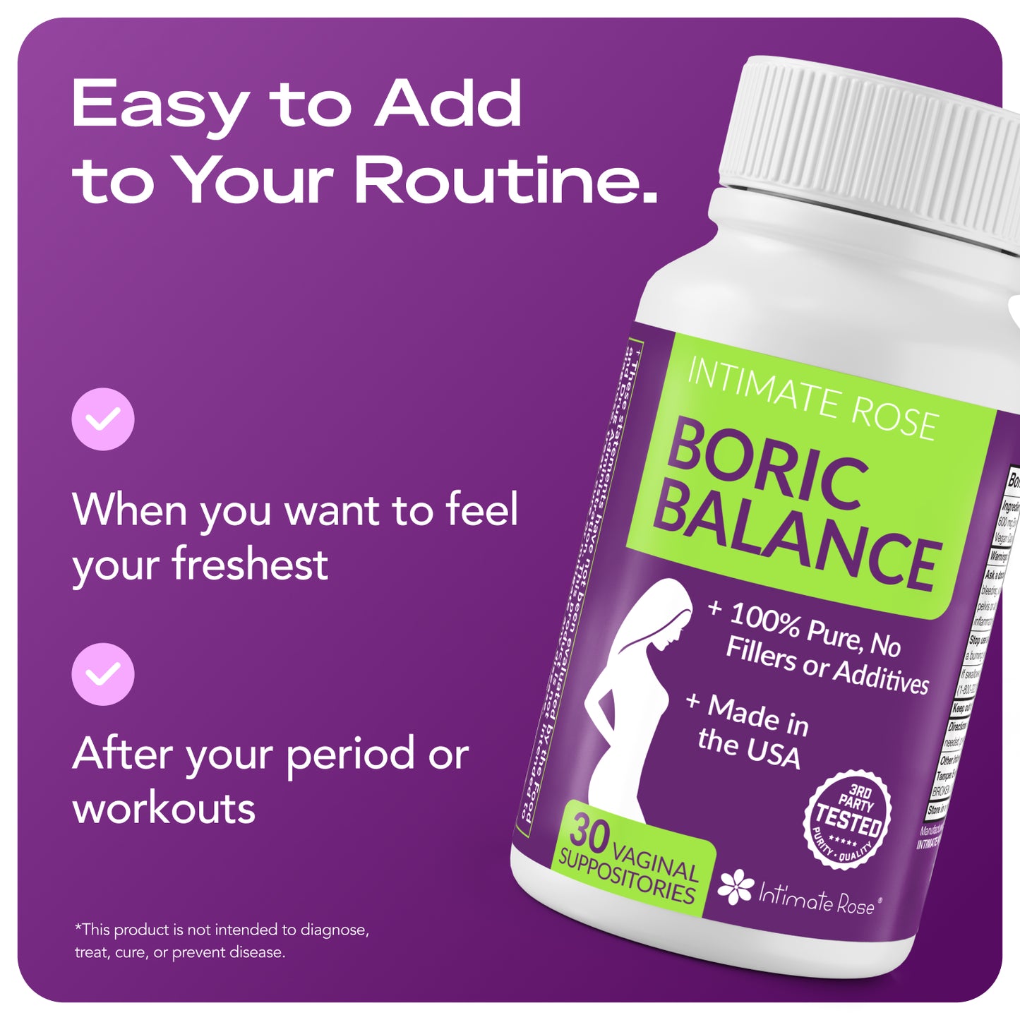 Boric Balance Suppositories