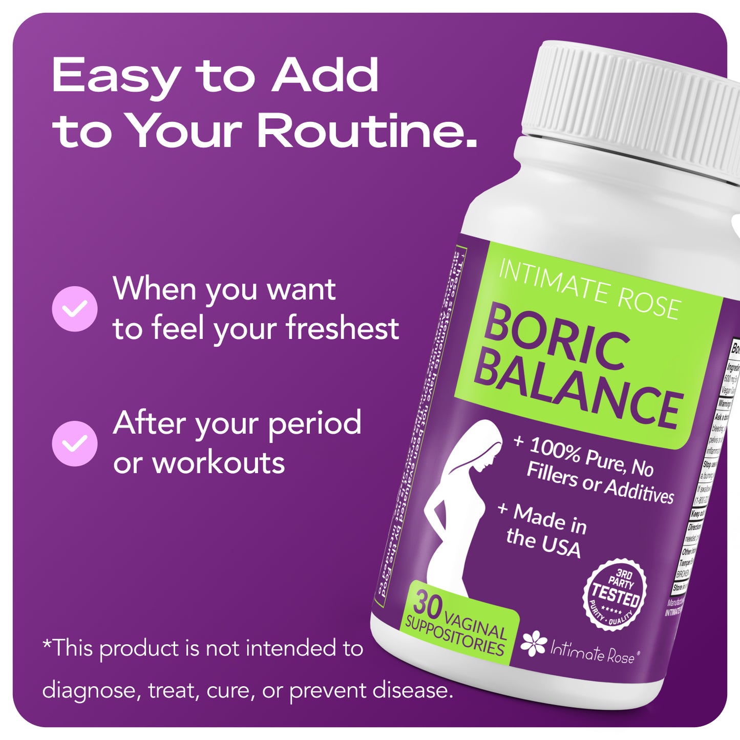 Boric Balance Suppositories