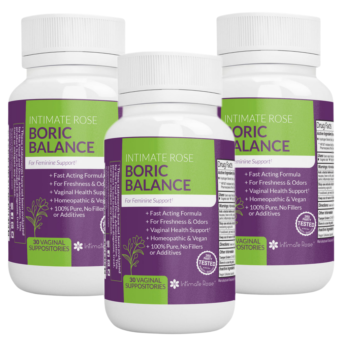 Boric Balance Suppositories