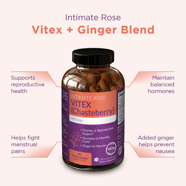 3 Pack - Vitex (Chasteberry): Hormone Balance, Natural PMS Support