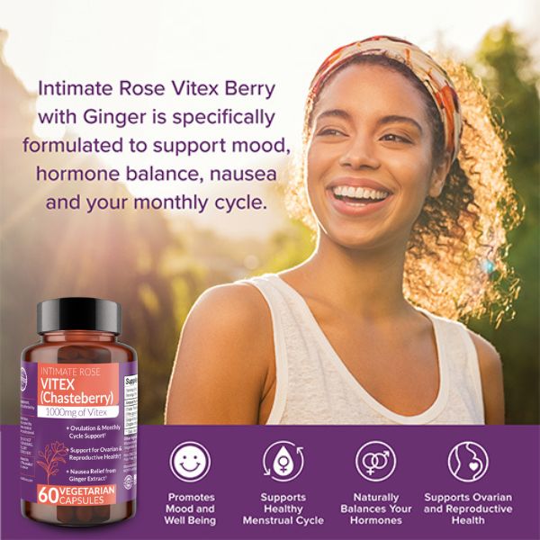 Vitex Chasteberry Supplement for Women: Natural Hormone Balance & PMS Support