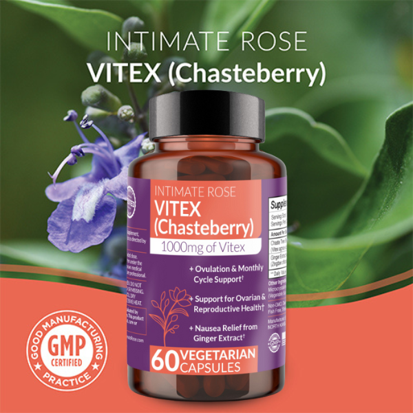 3 Pack - Vitex (Chasteberry): Hormone Balance, Natural PMS Support