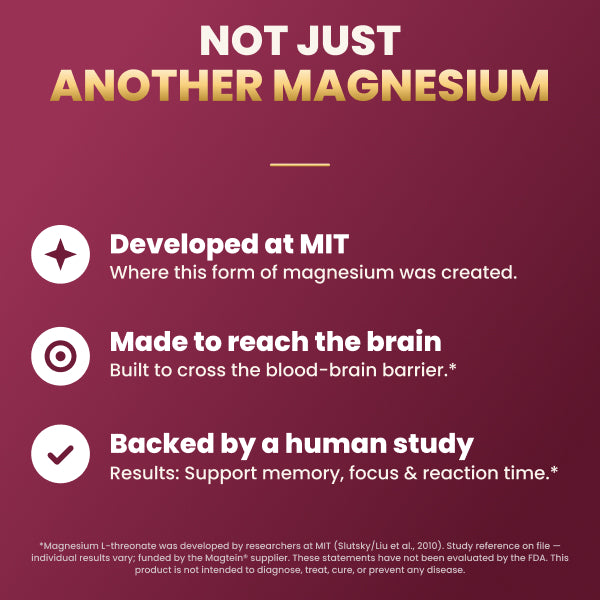 Magtein Magnesium L-Threonate science and human study information