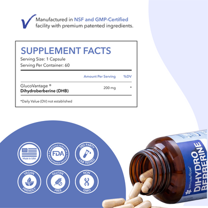 Dihydroberberine with GlucoVantage ®