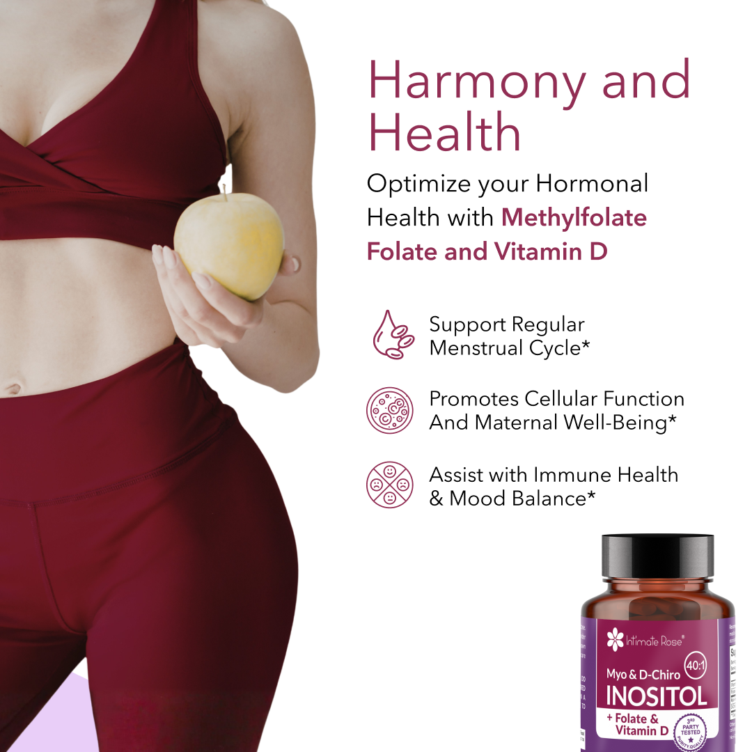 Myo-Inositol and D-Chiro Inositol 40:1 + Folate and Vitamin D Supplement