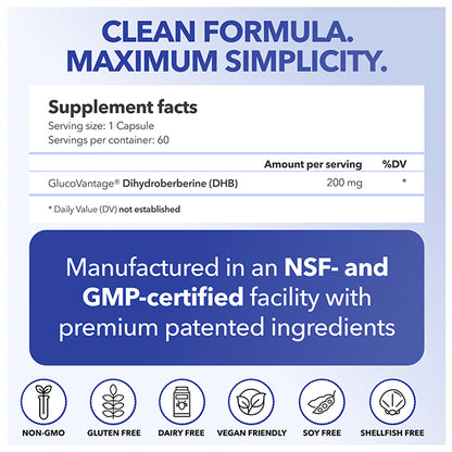 Dihydroberberine with GlucoVantage ®