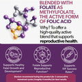 3 Pack - Myo-Inositol and D-Chiro Inositol 40:1 + Folate and Vitamin D Supplement