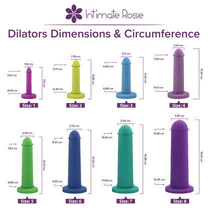 Full Vaginal Dilator Set 8 Sizes