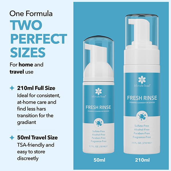 Silicone Safe Foaming Cleanser for Intimate Devices Intimate Rose Silicone Safe Foaming Cleanser for Intimate Devices Intimate Rose