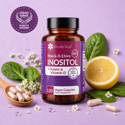 Myo-Inositol and D-Chiro Inositol 40:1 + Folate and Vitamin D Supplement
