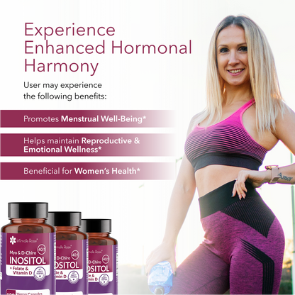 Myo-Inositol and D-Chiro Inositol 40:1 + Folate and Vitamin D Supplement