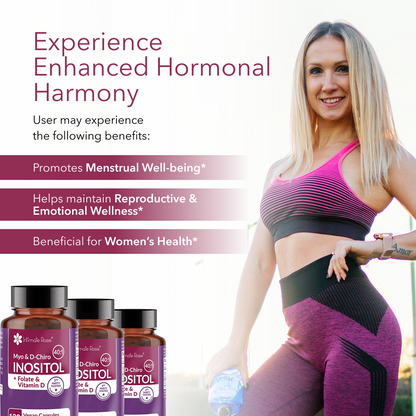 Myo-Inositol and D-Chiro Inositol 40:1 + Folate and Vitamin D Supplement
