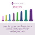 Full Dilator Set - 8 Sizes + Vibrating Pelvic Wand + Serenity Lubricant