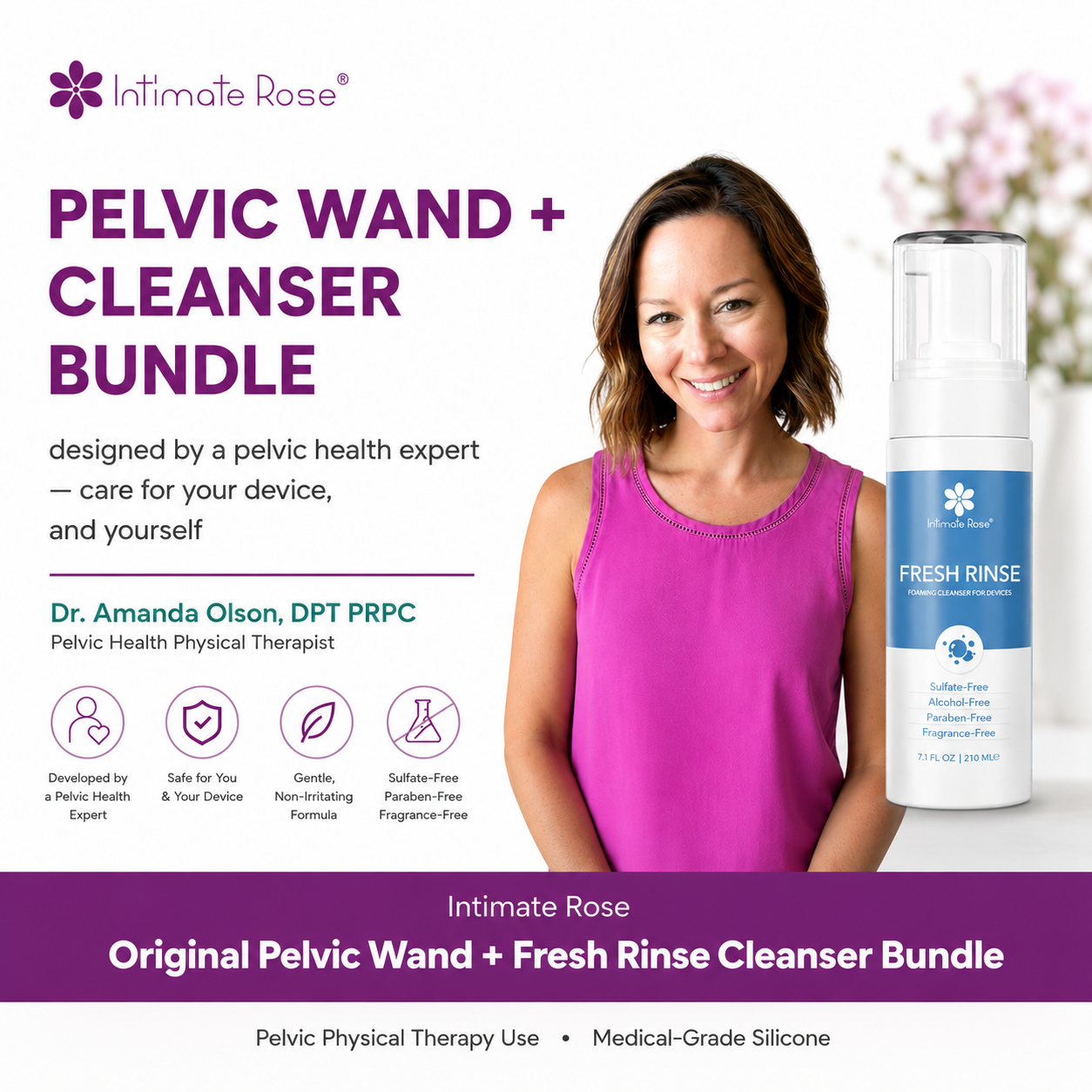 Original Pelvic Wand + Fresh Foaming Cleanser