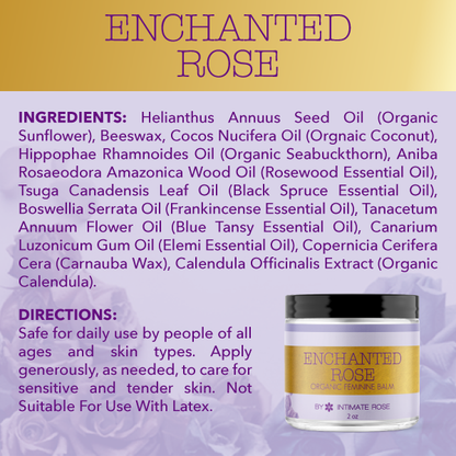 3 Pack - Enchanted Rose Organic Vaginal Balm