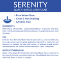 3 Pack - Serenity Water Based Personal Lubricant