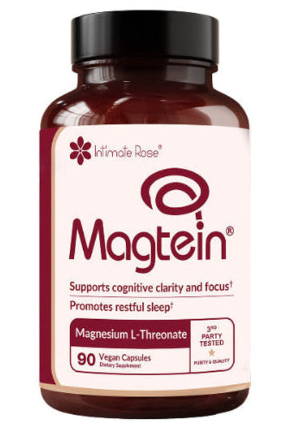 Intimate Rose Magtein Magnesium L-Threonate supplement, 90 vegan capsules