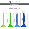 Small Anal Dilator Set Bundle - Sizes 1 - 4