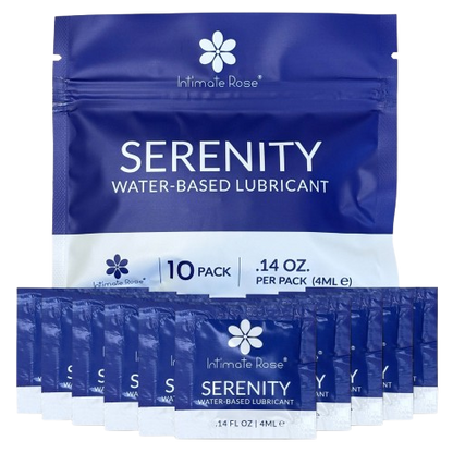 10 Pack - Serenity Water-Based Travel Lubricant