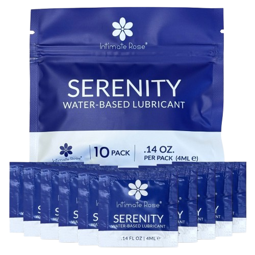 10 Pack - Serenity Water-Based Travel Lubricant