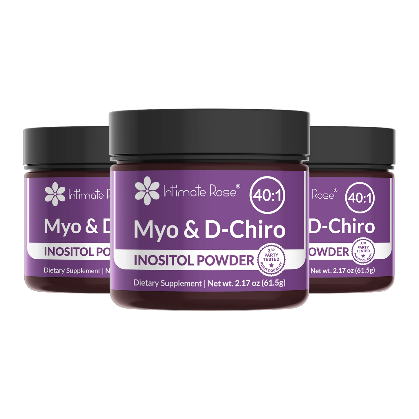 Myo and D-Chiro Inositol Powder - 3 Pack