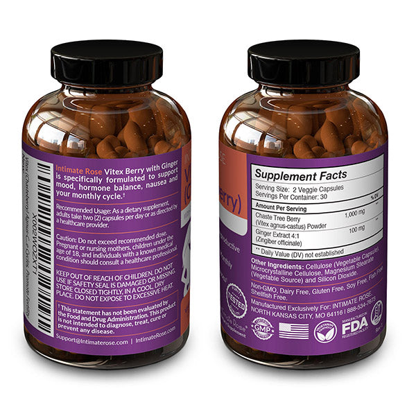 3 Pack - Vitex (Chasteberry): Hormone Balance, Natural PMS Support