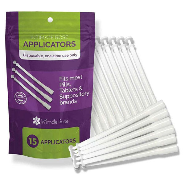 15 Count Vaginal Suppository Applicators for Boric Balance & Other Suppositories