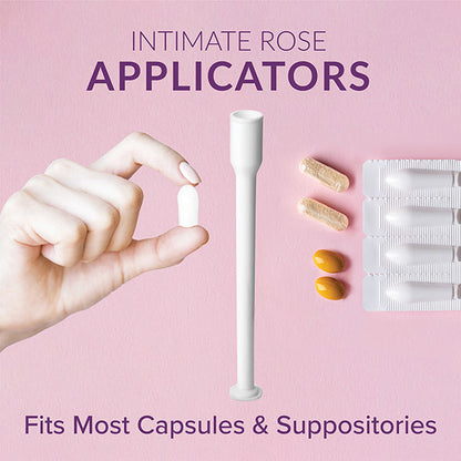 30 Count Vaginal Suppository Applicators for Boric Balance & Other Suppositories