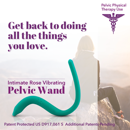 Pelvic Wand With Vibration - Intimate Rose Pelvic Wand With Vibration - Intimate Rose