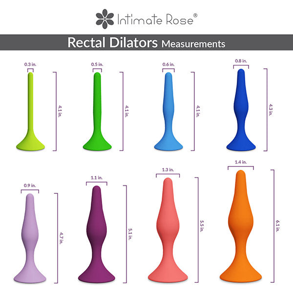 Full Anal Dilator Set 8 Sizes (GS)