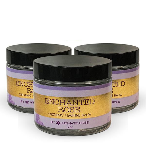 3 Pack - Enchanted Rose Organic Vaginal Balm